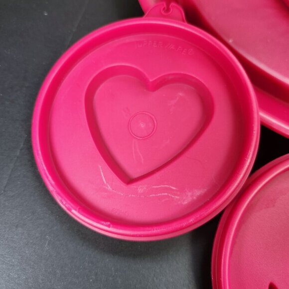 Tupperware Jello Mold Jel-N-Serve 7 Piece Set Four Design Inserts 616 - Picture 6 of 10